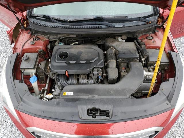 5NPE24AF7HH501444 - 2017 HYUNDAI SONATA SE RED photo 11