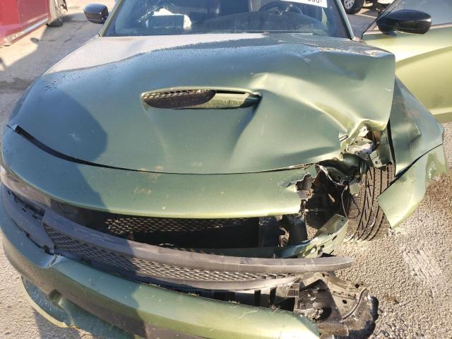 2C3CDXCT1PH535607 - 2023 DODGE CHARGER R/T GREEN photo 11