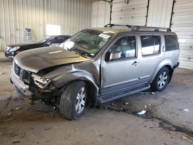 5N1AR18WX5C703891 - 2005 NISSAN PATHFINDER LE SILVER photo 1