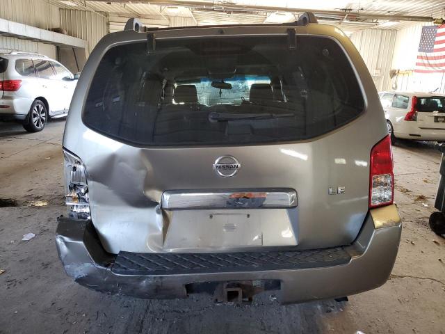 5N1AR18WX5C703891 - 2005 NISSAN PATHFINDER LE SILVER photo 6