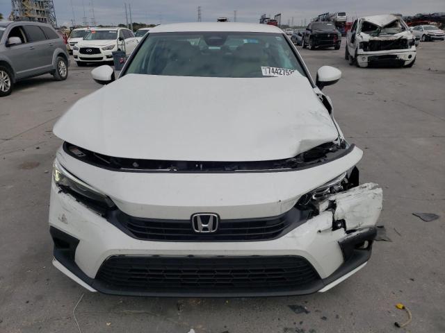 2HGFE2F26PH531582 - 2023 HONDA CIVIC LX WHITE photo 5