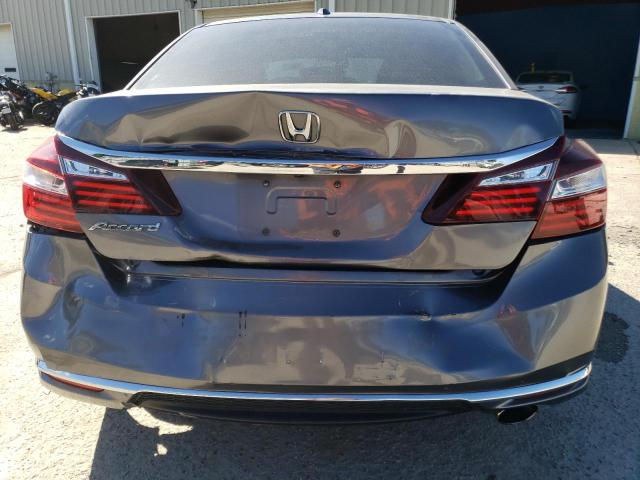 1HGCR2F84HA281481 - 2017 HONDA ACCORD EXL GRAY photo 6