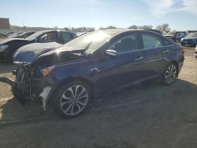 5NPEC4AB1DH798215 - 2013 HYUNDAI SONATA SE BLUE photo 1