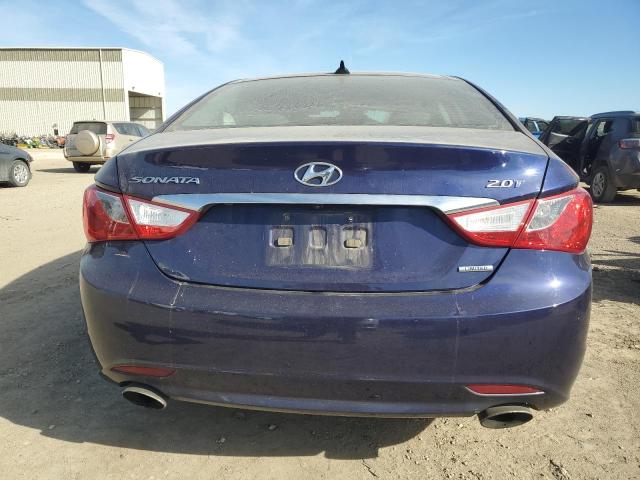 5NPEC4AB1DH798215 - 2013 HYUNDAI SONATA SE BLUE photo 6