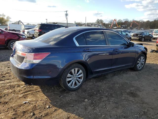 1HGCP2F8XBA149015 - 2011 HONDA ACCORD EXL BLUE photo 3