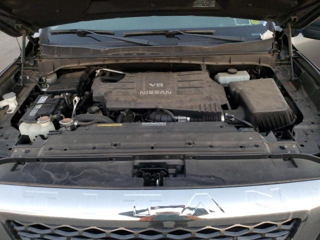 1N6AA1R88HN545648 - 2017 NISSAN TITAN S GRAY photo 11