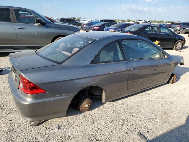 1HGEM22905L035484 - 2005 HONDA CIVIC EX GRAY photo 3