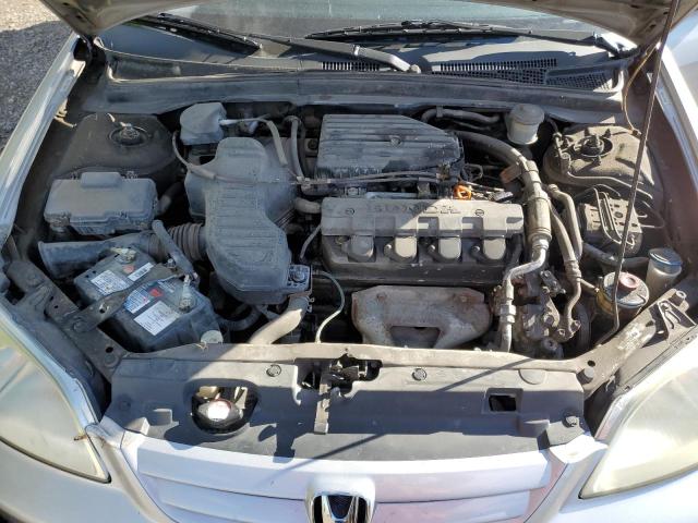 2HGES16853H915091 - 2003 HONDA CIVIC LX SILVER photo 11