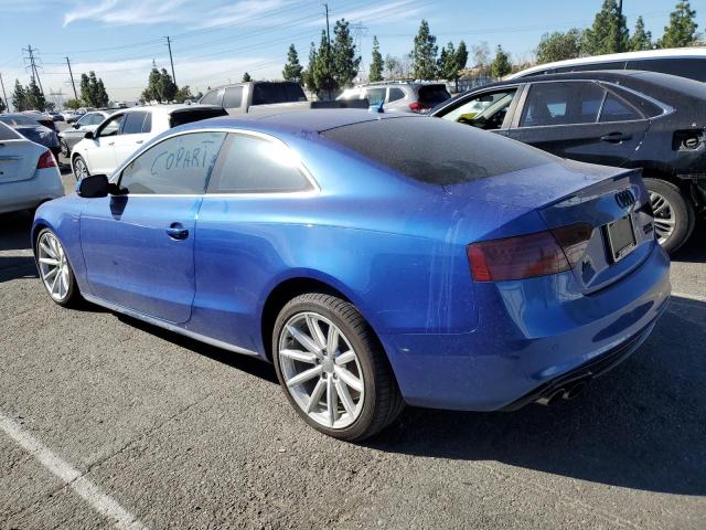 WAUD2AFR2HA001421 - 2017 AUDI A5 SPORT BLUE photo 2