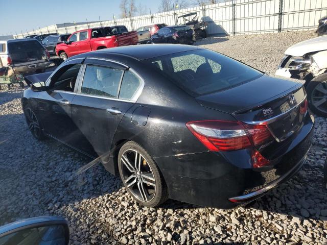 1HGCR2E54GA051543 - 2016 HONDA ACCORD SPORT Negro foto 2