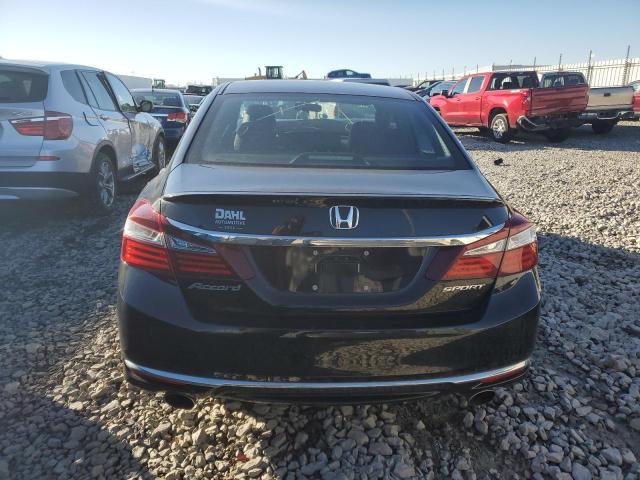1HGCR2E54GA051543 - 2016 HONDA ACCORD SPORT Negro foto 6