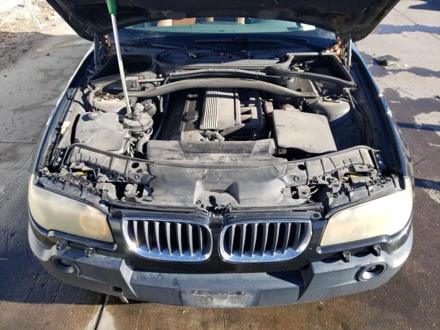 WBXPA93414WC34977 - 2004 BMW X3 3.0I BLACK photo 12