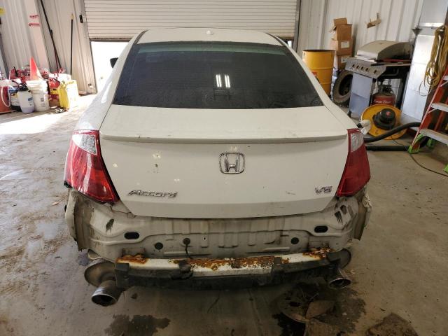 1HGCS2A82AA009741 - 2010 HONDA ACCORD EXL WHITE photo 6