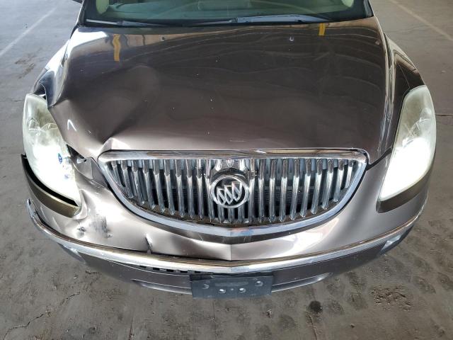 5GAEV23D09J169459 - 2009 BUICK ENCLAVE CXL BROWN photo 12