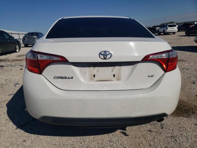 5YFBURHE7EP076409 - 2014 TOYOTA COROLLA L WHITE photo 6