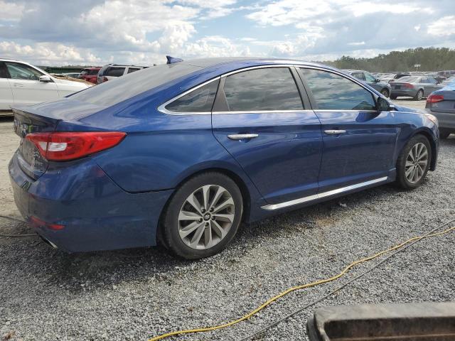 5NPE34AF5GH424701 - 2016 HYUNDAI SONATA SPORT BLUE photo 3