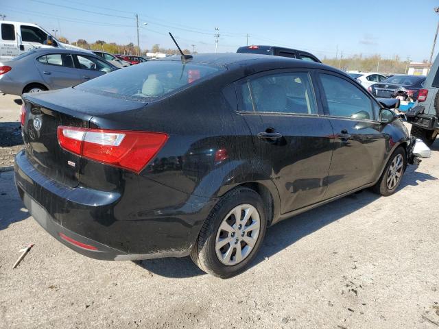 KNADM4A33F6426600 - 2015 KIA RIO LX BLACK photo 3