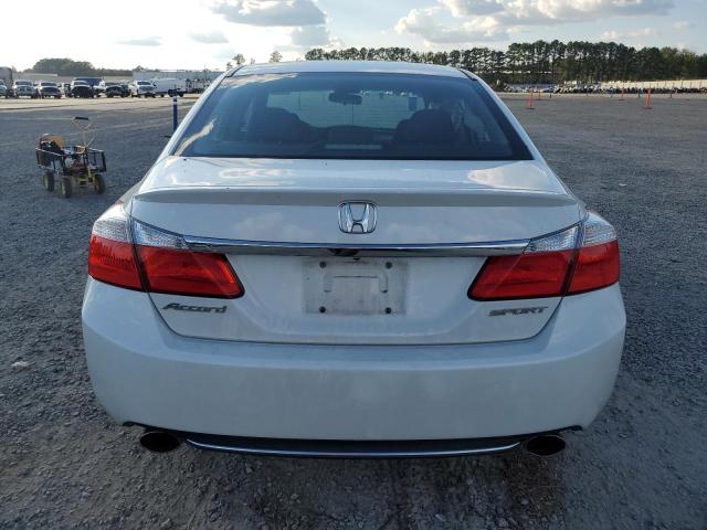 1HGCR2F56DA142565 - 2013 HONDA ACCORD SPORT WHITE photo 6