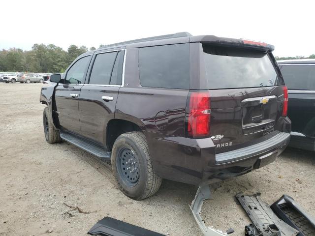 1GNSCBKC8LR207150 - 2020 CHEVROLET TAHOE C1500 LT MAROON photo 2