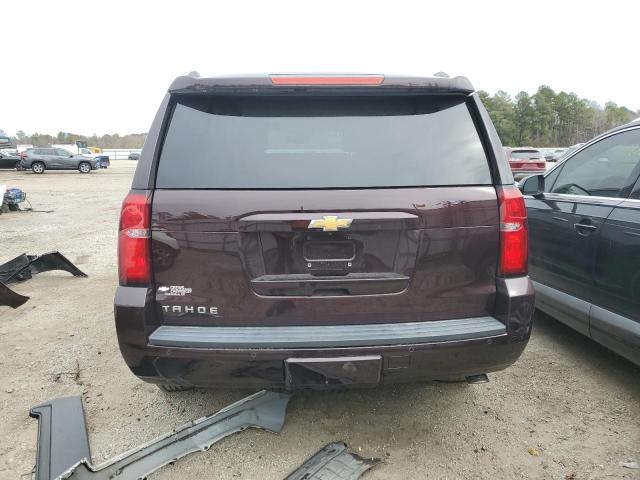 1GNSCBKC8LR207150 - 2020 CHEVROLET TAHOE C1500 LT MAROON photo 6