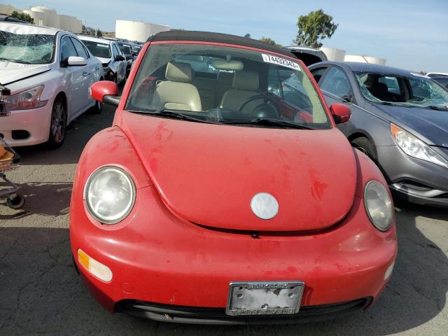 3VWBM31Y45M357962 - 2005 VOLKSWAGEN NEW BEETLE GL 红色 照片 5