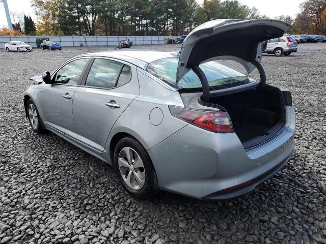 KNAGM4AD4F5087132 - 2015 KIA OPTIMA HYBRID SILVER photo 2