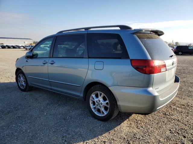 5TDZA22C95S315083 - 2005 TOYOTA SIENNA XLE BLUE photo 2