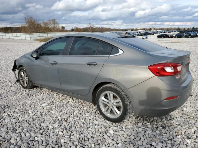 1G1BE5SM0H7139628 - 2017 CHEVROLET CRUZE LT GRAY photo 2