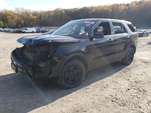 1FM5K8AR4JGA73016 - 2018 FORD EXPLORER POLICE INTERCEPTOR BLACK photo 1