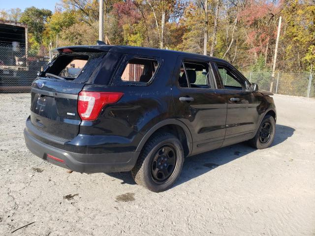 1FM5K8AR4JGA73016 - 2018 FORD EXPLORER POLICE INTERCEPTOR BLACK photo 3