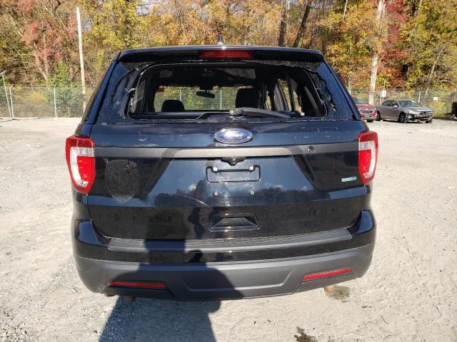 1FM5K8AR4JGA73016 - 2018 FORD EXPLORER POLICE INTERCEPTOR BLACK photo 6