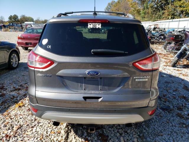 1FMCU0J92DUD68866 - 2013 FORD ESCAPE TITANIUM GRAY photo 6