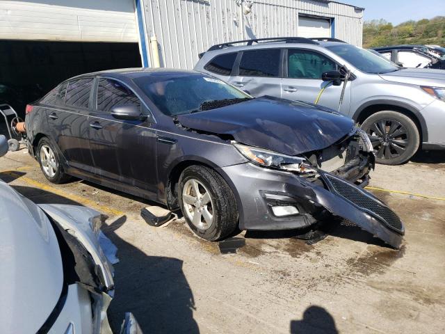 5XXGM4A75FG481411 - 2015 KIA OPTIMA LX GRAY photo 4