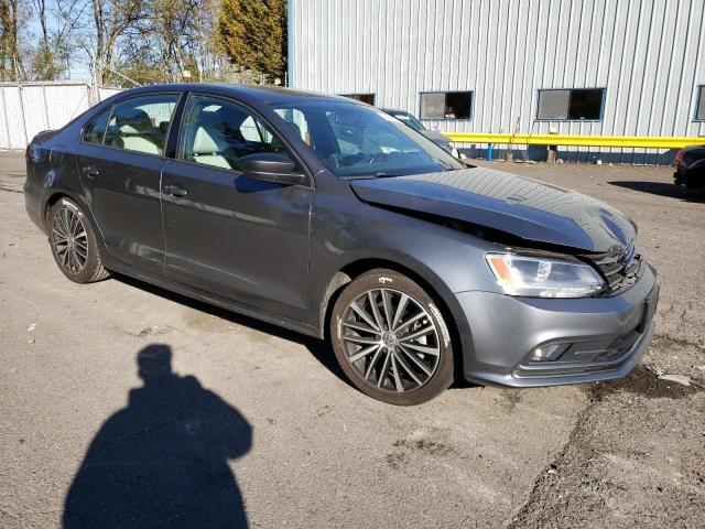 3VWD17AJ3GM405790 - 2016 VOLKSWAGEN JETTA SPORT GRAY photo 4