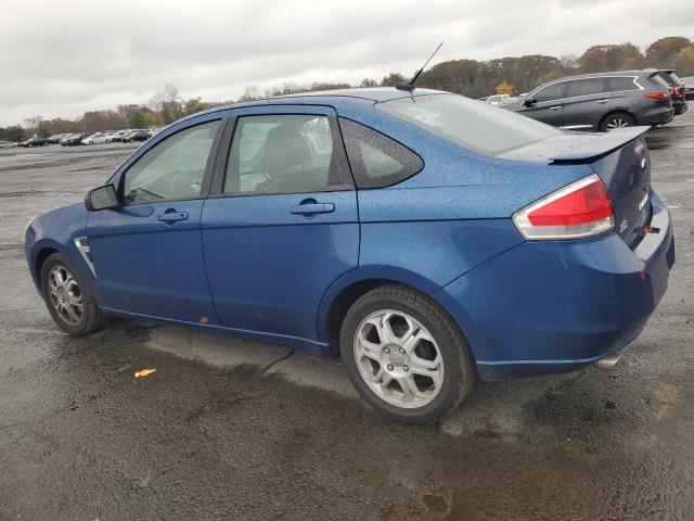 1FAHP35N08W233606 - 2008 FORD FOCUS SE BLUE photo 2