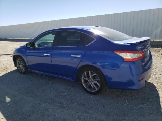 3N1AB7AP9DL702218 - 2013 NISSAN SENTRA S BLUE photo 2