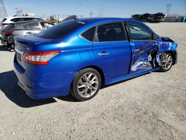 3N1AB7AP9DL702218 - 2013 NISSAN SENTRA S BLUE photo 3