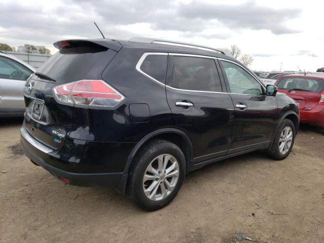 5N1AT2MV8EC800320 - 2014 NISSAN ROGUE S BLACK photo 3