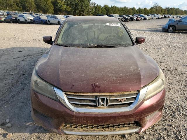 1HGCR2F30DA211698 - 2013 HONDA ACCORD LX BURGUNDY photo 5