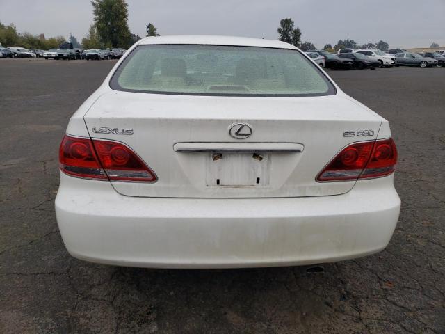 JTHBA30G355105256 - 2005 LEXUS ES 330 WHITE photo 6