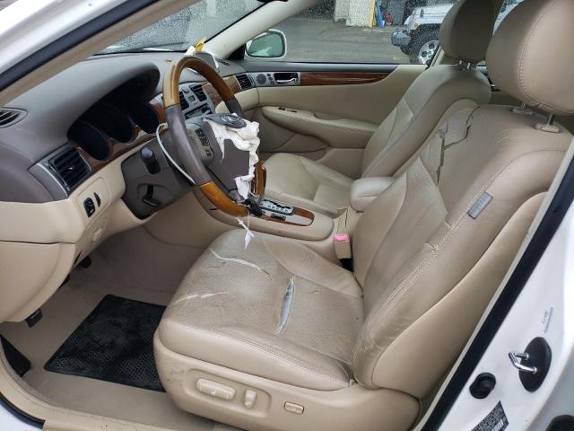 JTHBA30G355105256 - 2005 LEXUS ES 330 WHITE photo 7