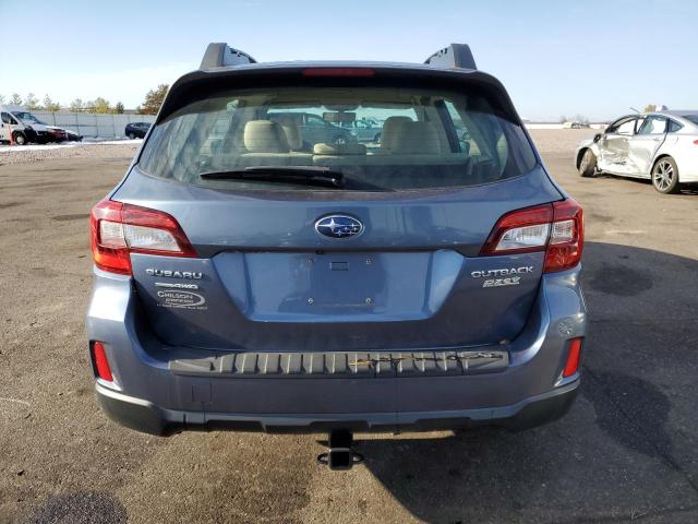 4S4BSAAC8H3216038 - 2017 SUBARU OUTBACK 2.5I BLUE photo 6