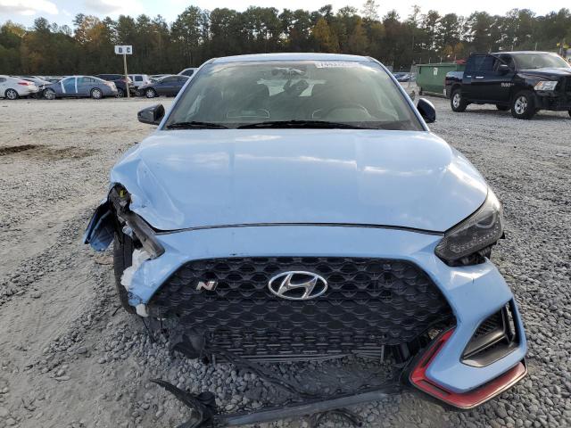 KMHT36AH0MU009268 - 2021 HYUNDAI VELOSTER N BLUE photo 5