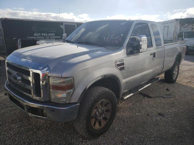 1FTWX31R78EA21186 - 2008 FORD F350 SRW SUPER DUTY SILVER photo 1