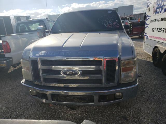 1FTWX31R78EA21186 - 2008 FORD F350 SRW SUPER DUTY SILVER photo 5