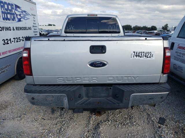 1FTWX31R78EA21186 - 2008 FORD F350 SRW SUPER DUTY SILVER photo 6