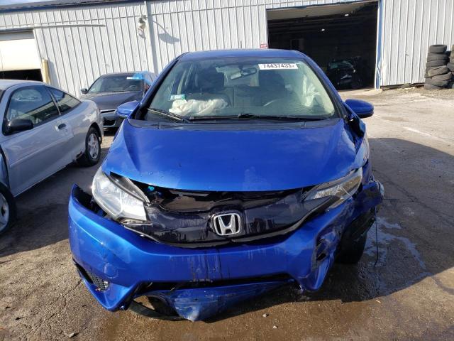 JHMGK5H53GX021284 - 2016 HONDA FIT LX BLUE photo 5