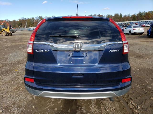 2HKRM4H51FH648591 - 2015 HONDA CR-V EX BLUE photo 6