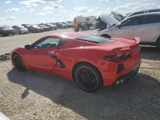 1G1Y62D44L5105117 - 2020 CHEVROLET CORVETTE STINGRAY 1LT RED photo 2