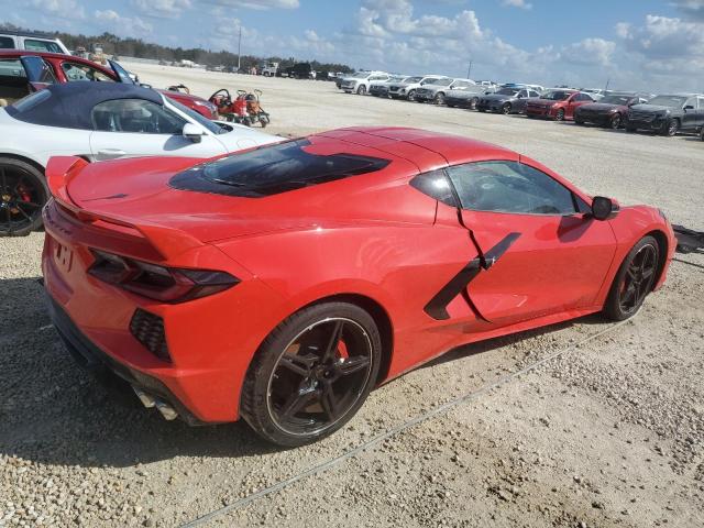 1G1Y62D44L5105117 - 2020 CHEVROLET CORVETTE STINGRAY 1LT RED photo 3